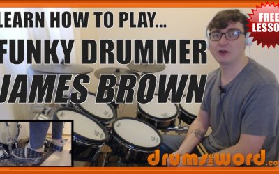 “Funky Drummer” (James Brown) DRUM BEAT | Free Drum Lesson & Sheet Music (Clyde Stubblefield)
