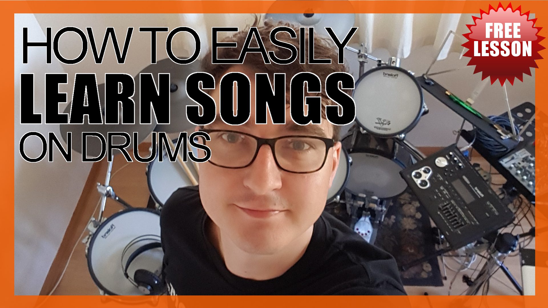 "How To Easily Learn Songs On Drums" - (DrumsTheWord) Video Drum Lesson Notation Chart Transcription Sheet Music Drum Lesson
