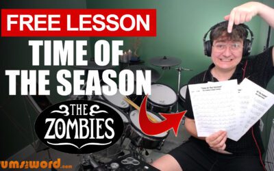 “Time Of The Season” (The Zombies) FULL SONG LESSON | Free Drum Lesson & Sheet Music (Hugh Grundy)