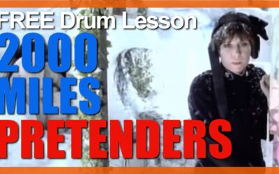 “2000 Miles” (Pretenders) MINI SONG LESSON | Free Drum Lesson & Sheet Music (Martin Chambers)