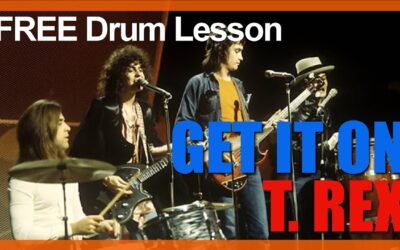 “Get It On” (T. Rex) FULL-SONG LESSON | Free Drum Lesson & Sheet Music (Bill Legend)