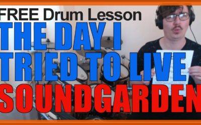 “The Day I Tried To Live” (Soundgarden) MINI-SONG LESSON | Free Drum Lesson & Sheet Music (Matt Cameron)