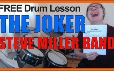 “The Joker” (Steve Miller Band) DRUM FILLS | Free Drum Lesson & Sheet Music (John King)