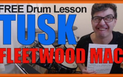 “Tusk” (Fleetwood Mac) MINI-SONG LESSON | Free Drum Lesson & Sheet Music (Mick Fleetwood)