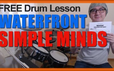 “Waterfront” (Simple Minds) MINI-SONG LESSON | Free Drum Lesson & Sheet Music (Mel Gaynor)
