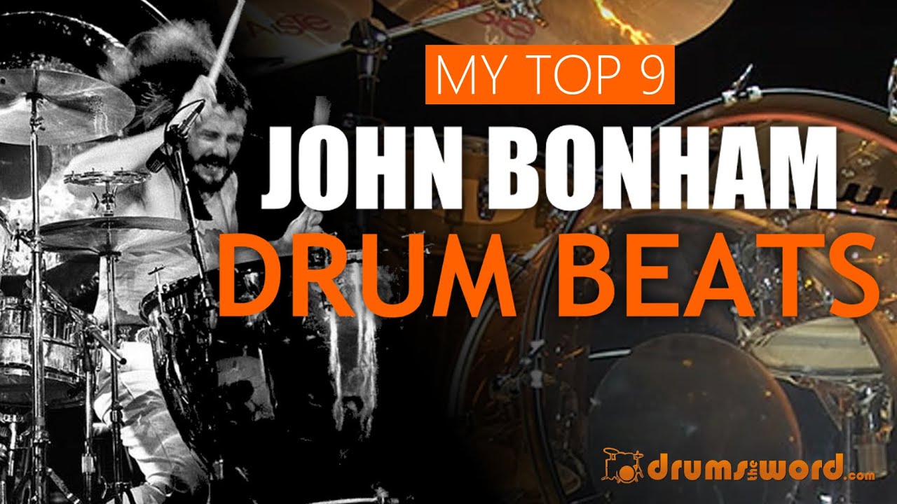 Video Thumbnail: My Top 9 Essential "John Bonham" Drum Beats
