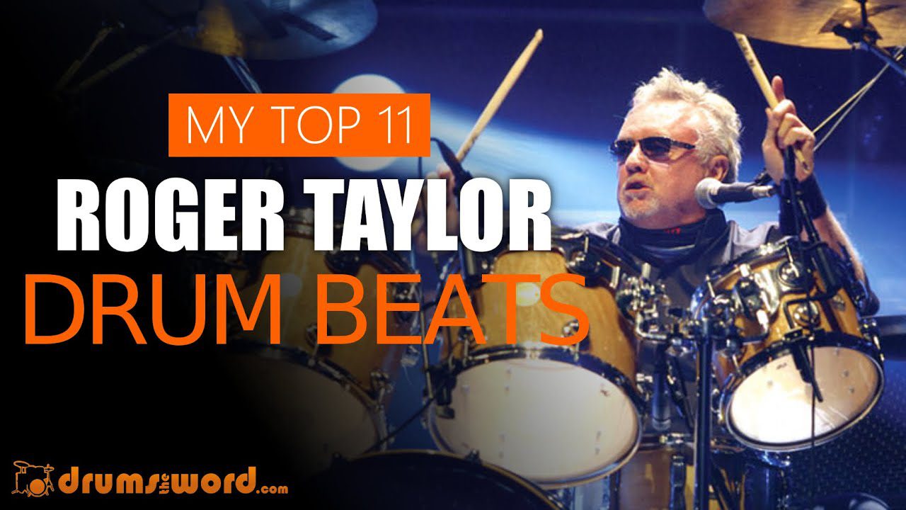Video Thumbnail: Top 11 Essential "Roger Taylor" Drum Beats (Free Lesson)