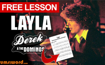“Layla” (Derek And The Dominoes) MINI SONG | Free Drum Lesson & Sheet Music (Jim Gordon)
