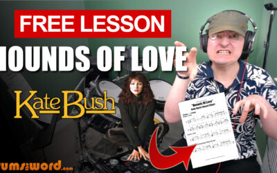 “Hounds Of Love” (Kate Bush) MINI SONG | Free Drum Lesson & Sheet Music (Stuart Elliot)
