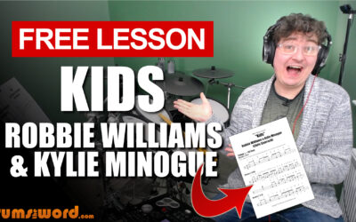 “Kids” (Robbie Williams & Kylie Minogue) MINI SONG | Free Drum Lesson & Sheet Music (Chris Sharrock)