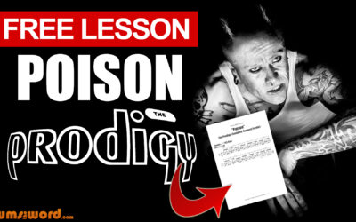 “Poison” (The Prodigy) DRUM BEAT | Free Drum Lesson & Sheet Music (Bernard Purdie)